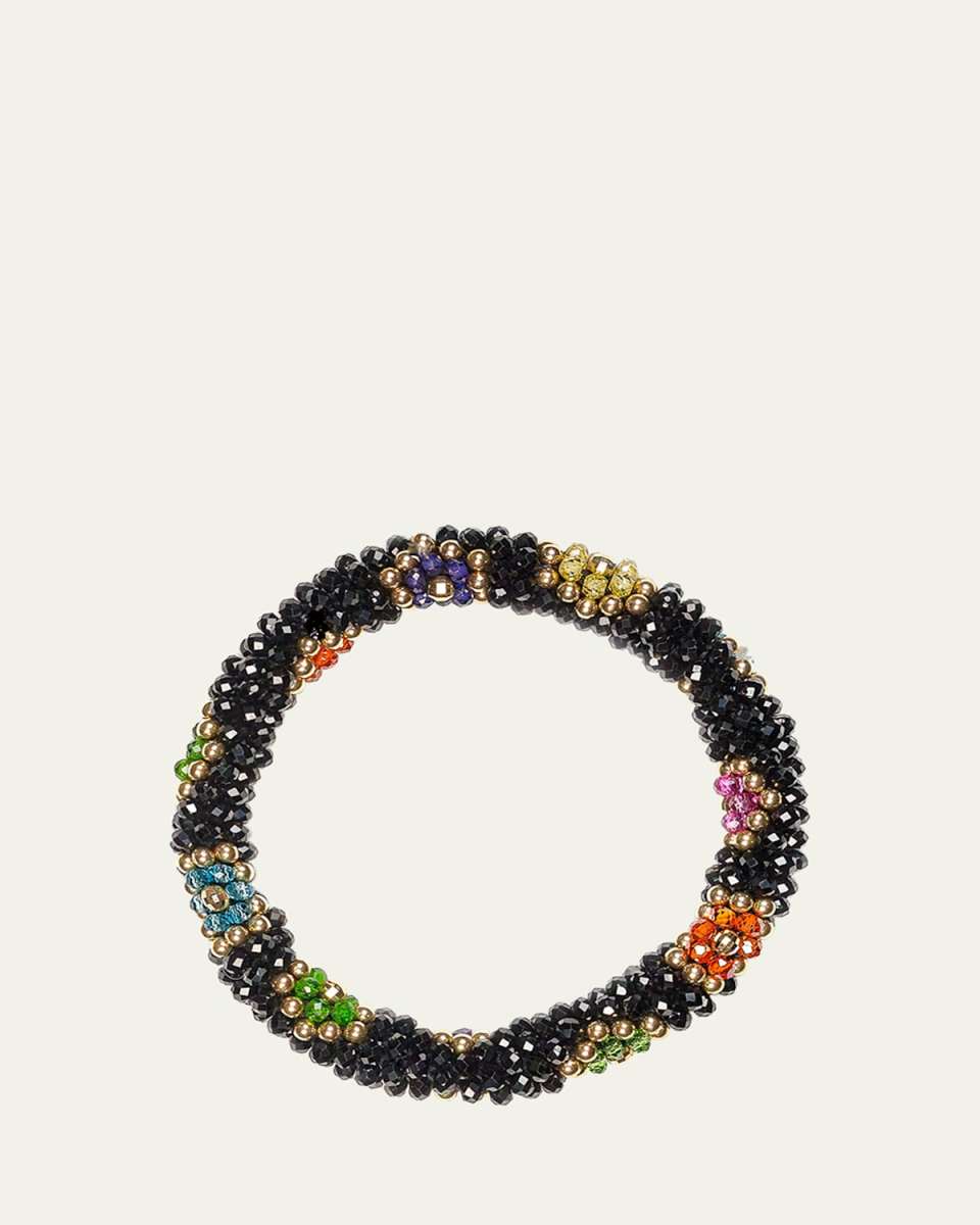 Kiera Bead Bracelet, Black